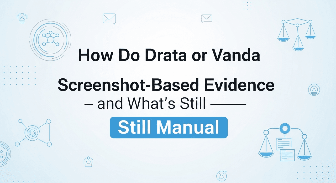 How Do Drata or Vanta Handle Screenshot-Based Evidence — and What's Still Manual?