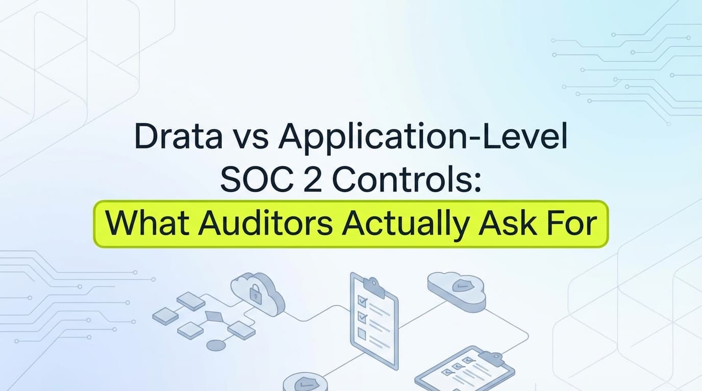 What SOC 2 Application Evidence Do Auditors Require That Drata Cannot Automate?