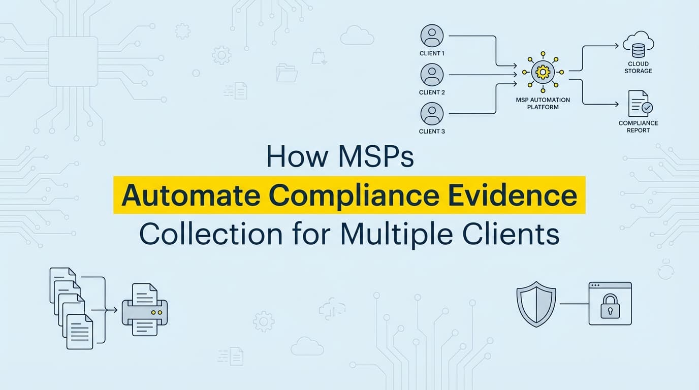 How MSPs Automate Compliance Evidence Collection for Multiple Clients