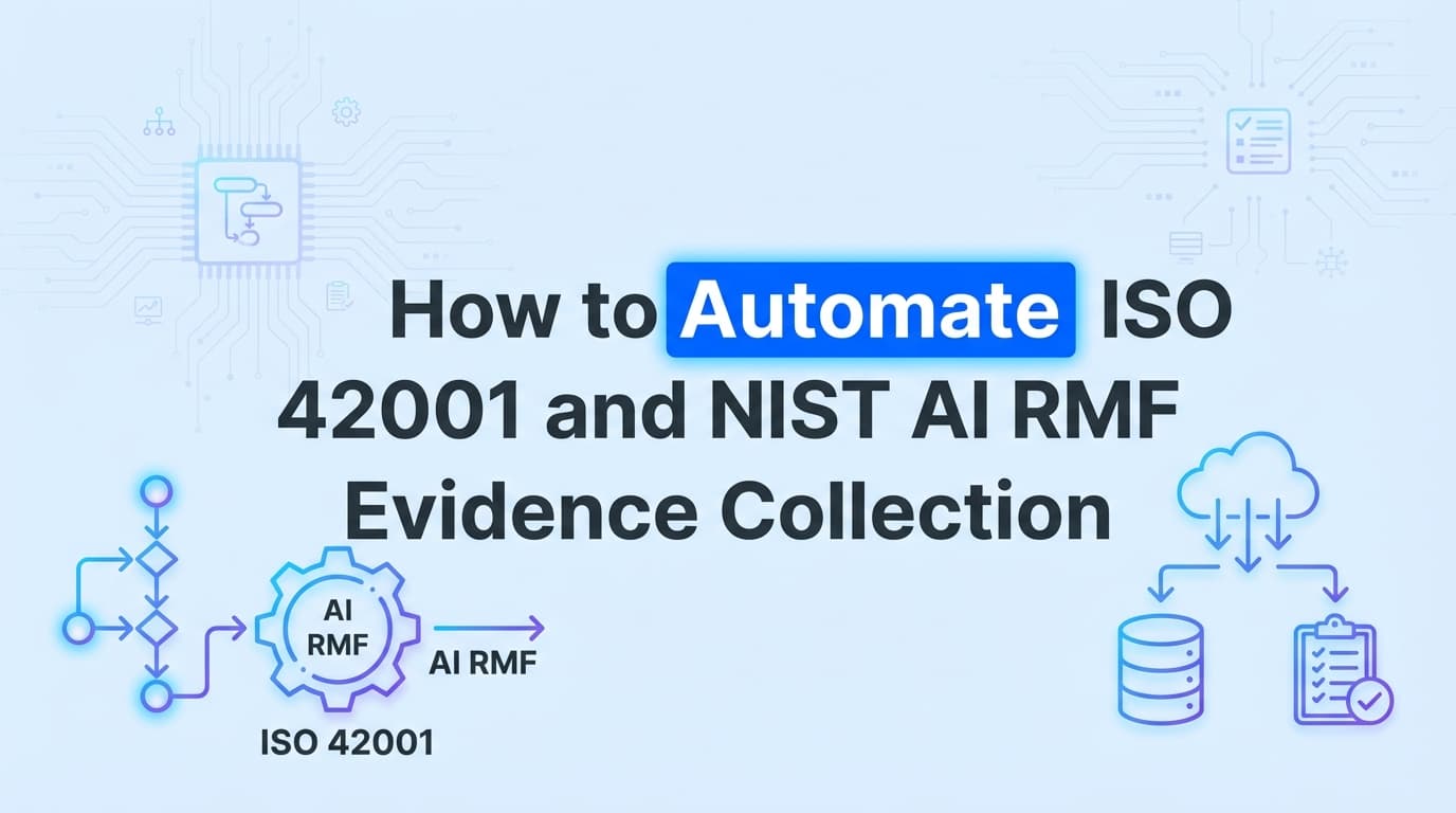 How to Automate ISO 42001 and NIST AI RMF Evidence Collection