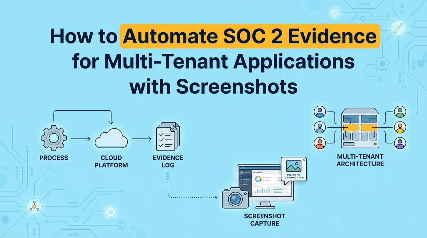 How to Automate SOC 2 Evidence for Multi-Tenant Applications with Screenshots