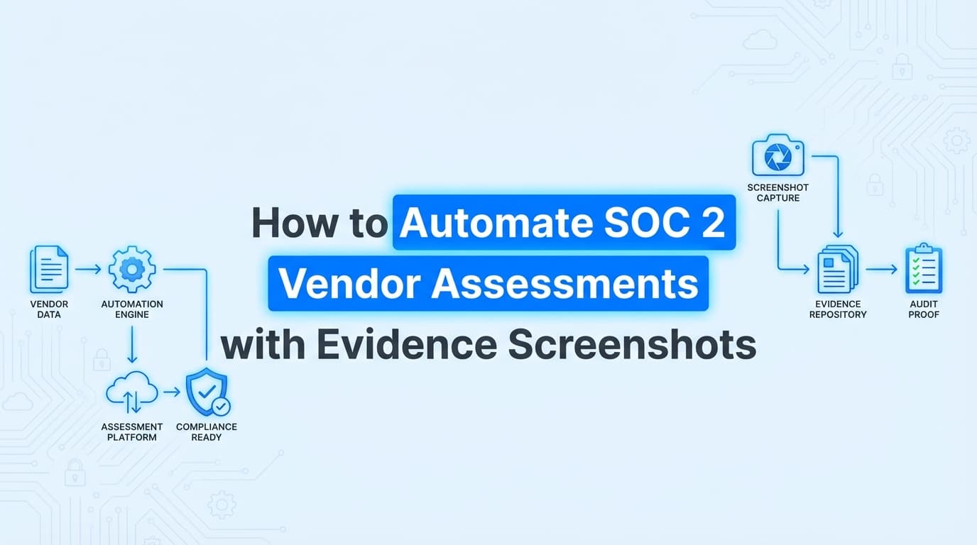How to Automate SOC 2 Vendor Assessments with Evidence Screenshots