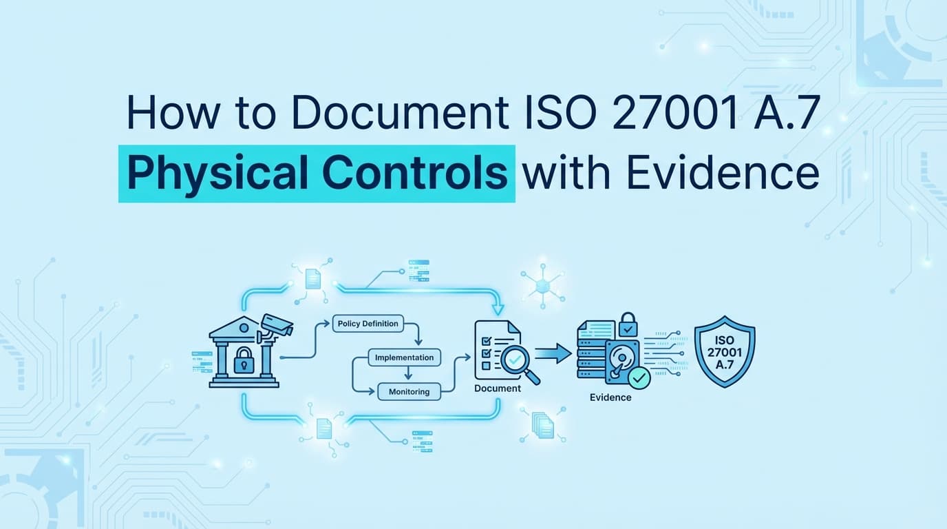 How to Document ISO 27001 A.7 Physical Controls with Evidence