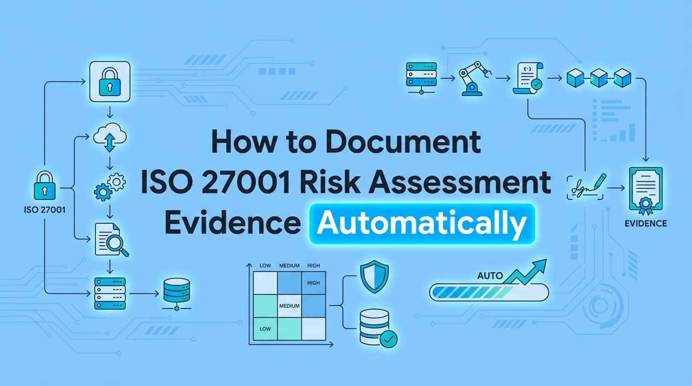 How to Document ISO 27001 Risk Assessment Evidence Automatically