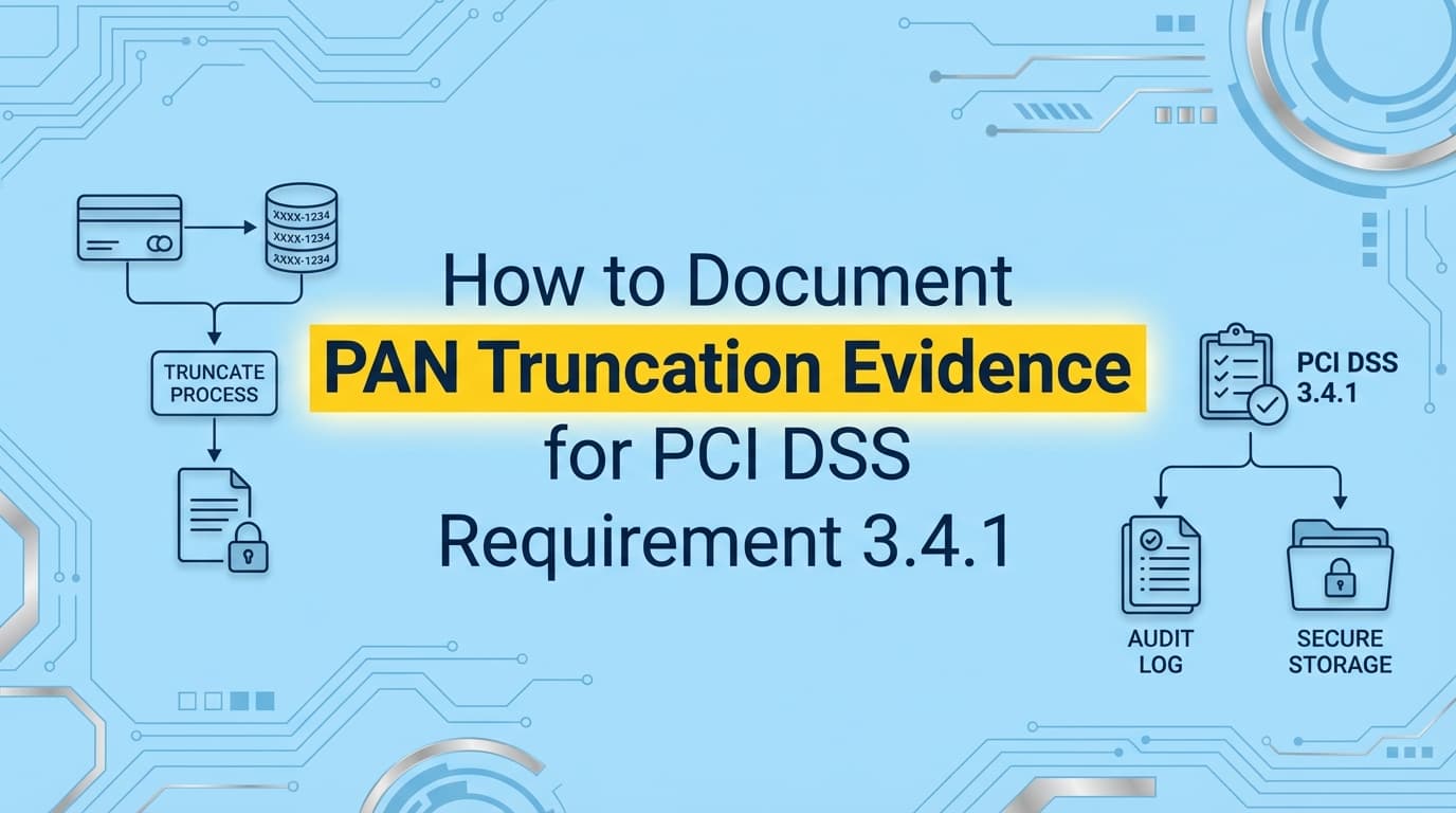 How to Document PAN Truncation Evidence for PCI DSS Requirement 3.4.1