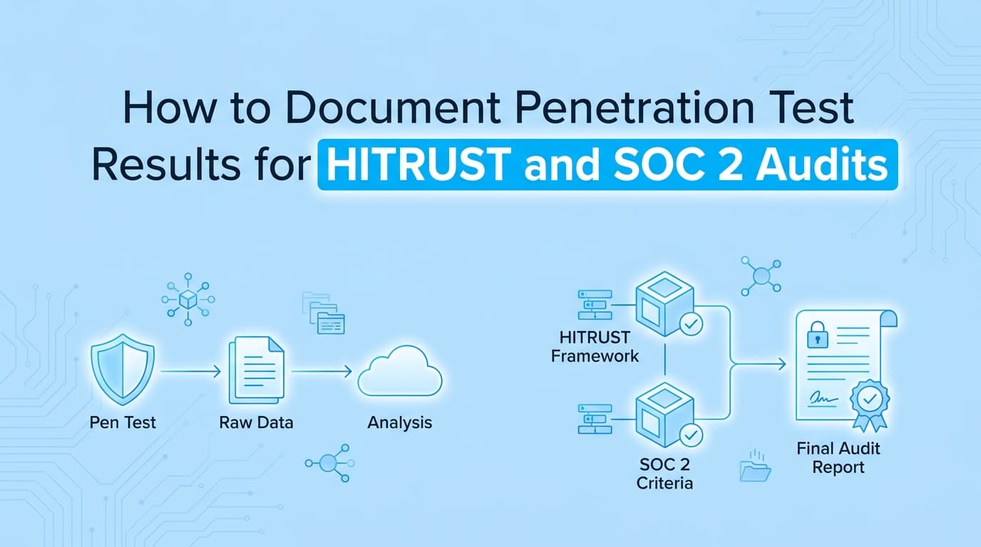 How to Document Penetration Test Results for HITRUST and SOC 2 Audits