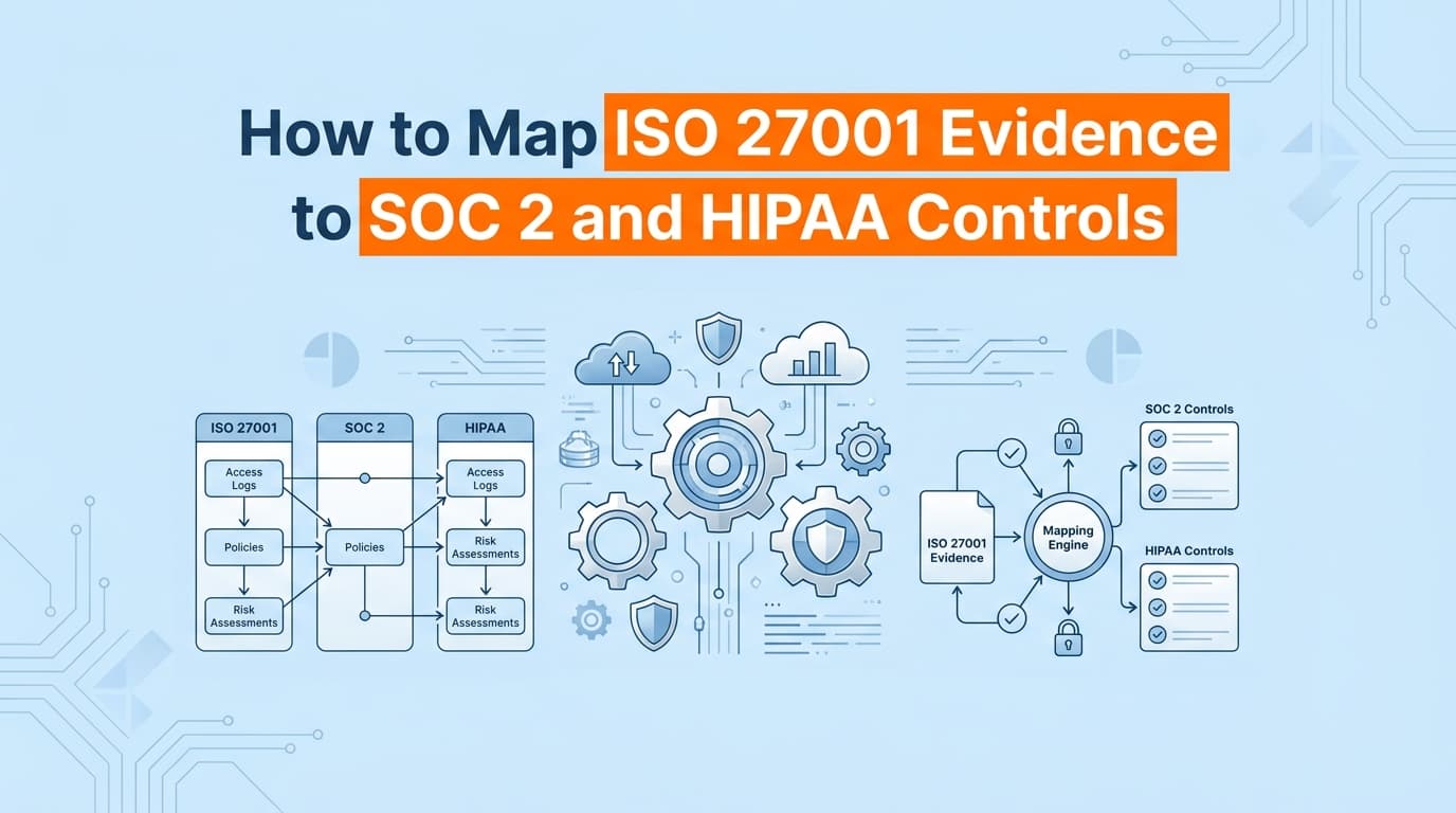 How to Map ISO 27001 Evidence to SOC 2 and HIPAA Controls