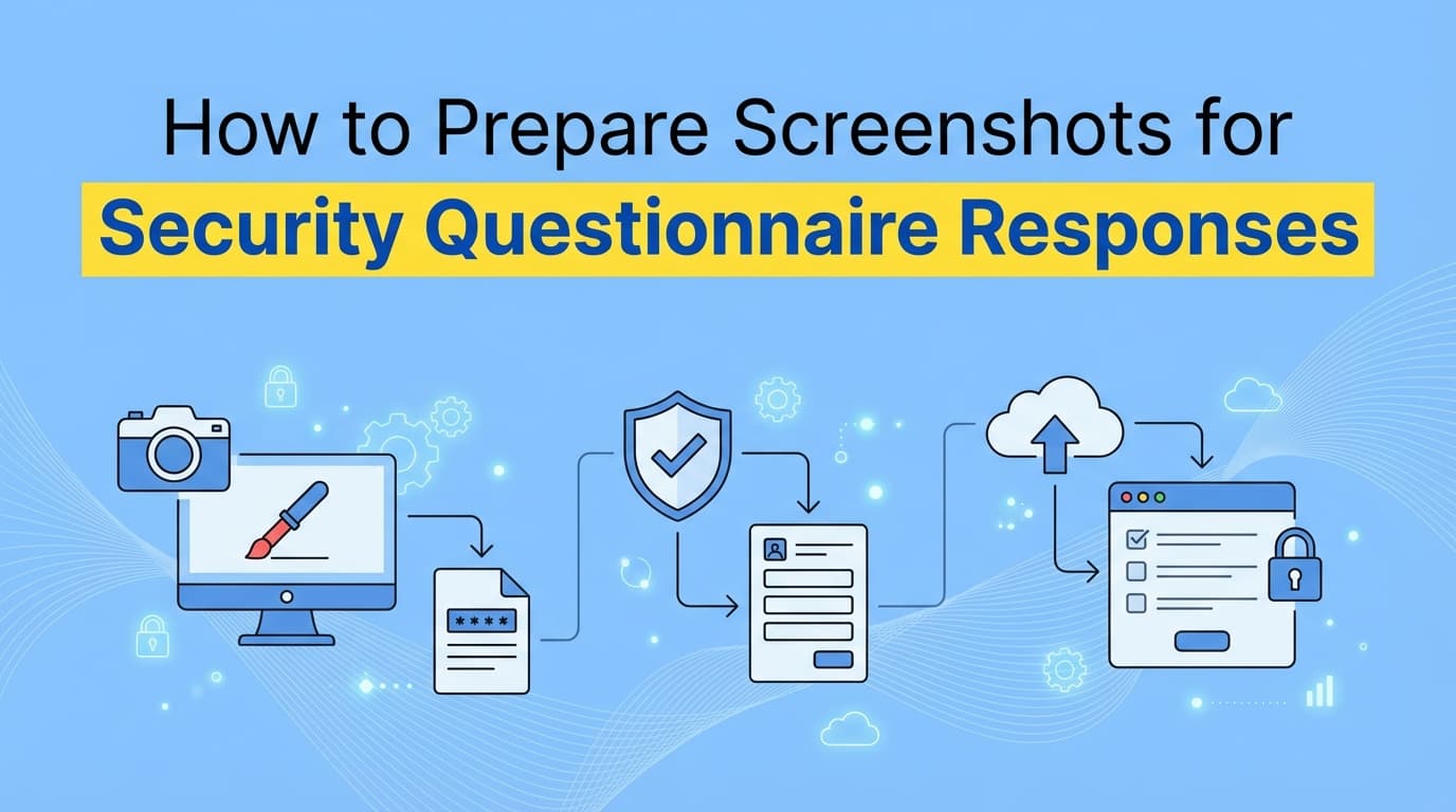 How to Prepare Screenshots for Security Questionnaire Responses