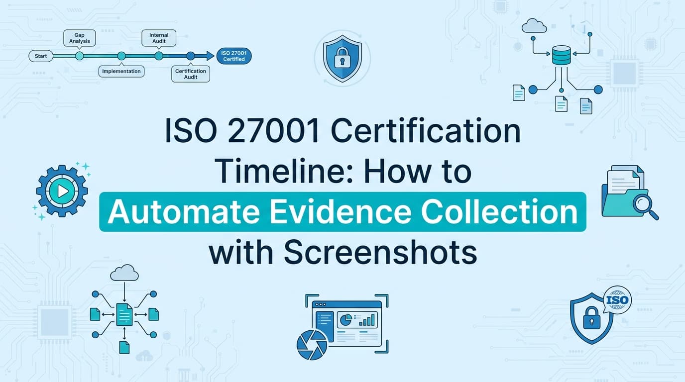 ISO 27001 Certification Timeline: How to Automate Evidence Collection with Screenshots