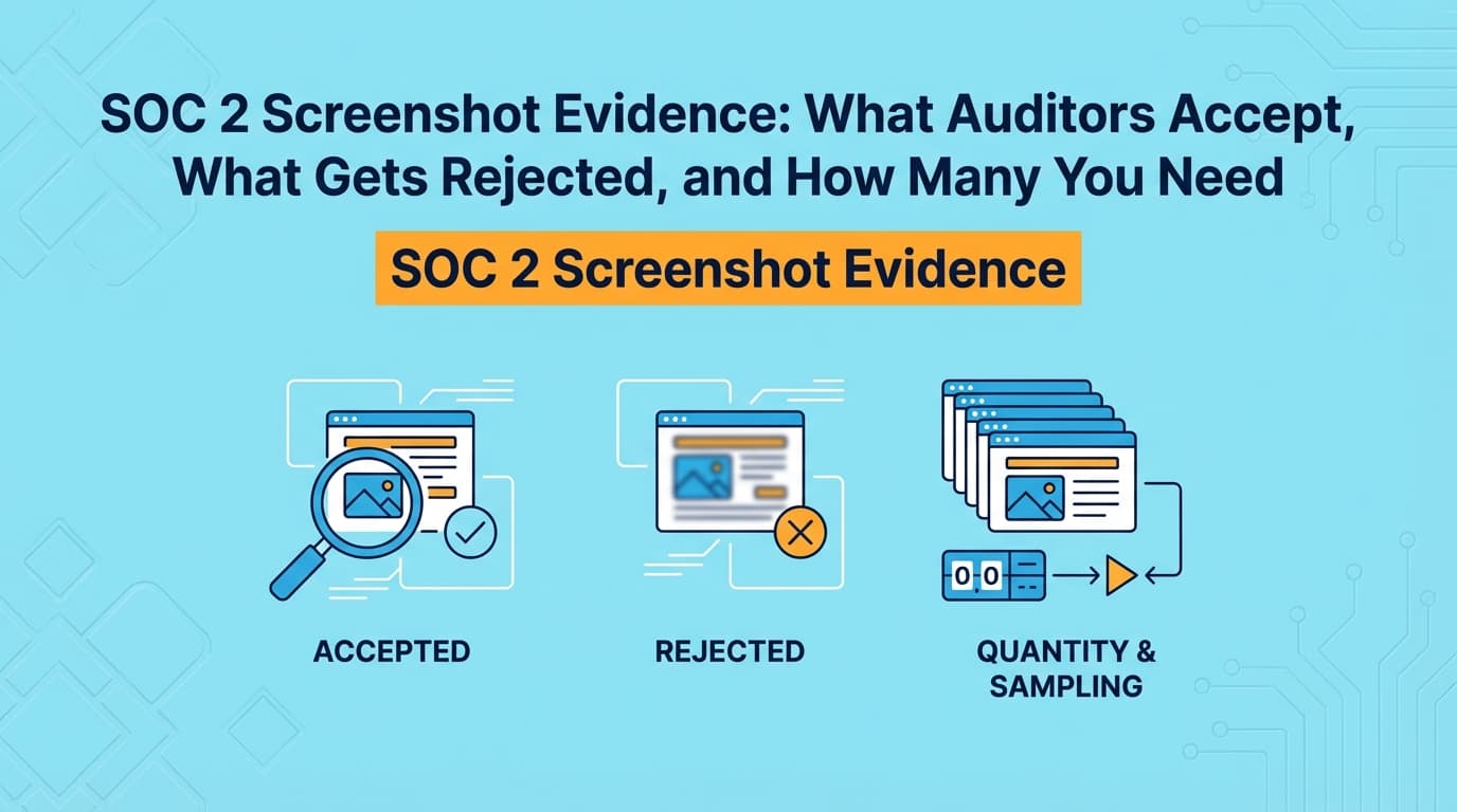 SOC 2 Screenshot Evidence: What Auditors Accept, What Gets Rejected, and How Many You Need