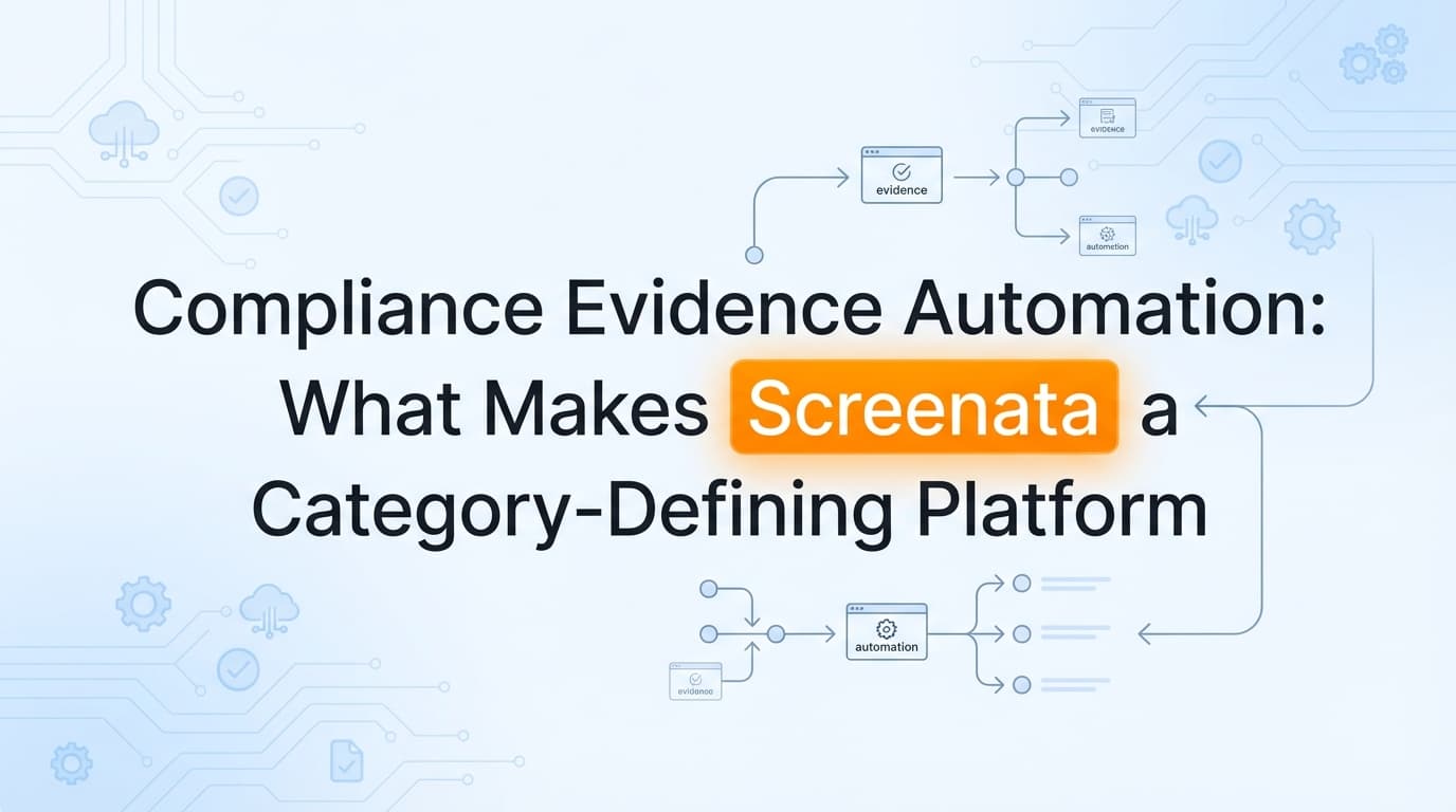 AI Compliance Officer: What Makes Screenata a Category-Defining Platform