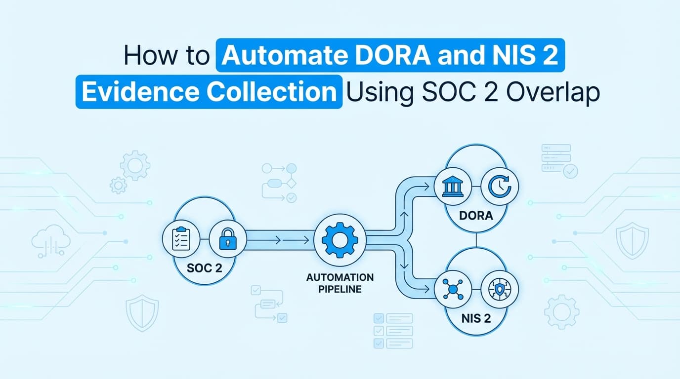 How to Automate DORA and NIS 2 Evidence Collection Using SOC 2 Overlap